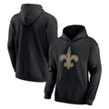 CAdoa NO.Saints Black Pullover Hoodies Limited Blank Player Stitched Jerseys