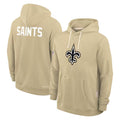 CAdoa NO.Saints Gold Pullover Hoodies Limited Blank Player Stitched Jerseys