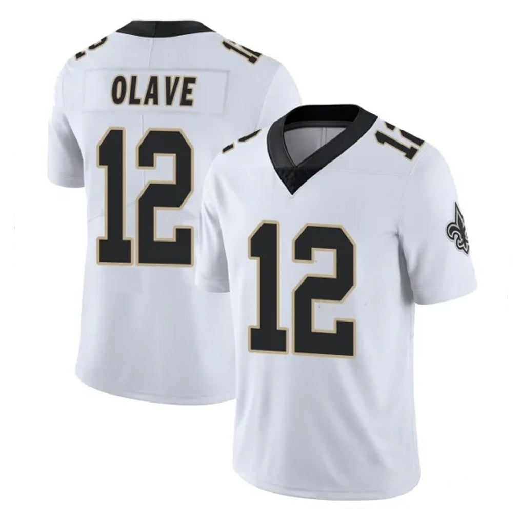 CAdoa NO.Saints #12 Chris Olave Player White Limited Vapor Untouchable Home Game Stitched Jerseys
