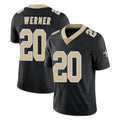 CAdoa NO.Saints #20 Pete Werner Player Black Limited Vapor Untouchable Home Game Stitched Jerseys