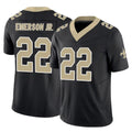 CAdoa NO.Saints #22 Martin Emerson Jr. Player Black Limited Vapor F.U.S.E. Home Game Stitched Jerseys