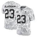 CAdoa NO.Saints #23 Julian Blackmon Player Arctic Camo Salute To Service Limited Game Stitched Jerseys