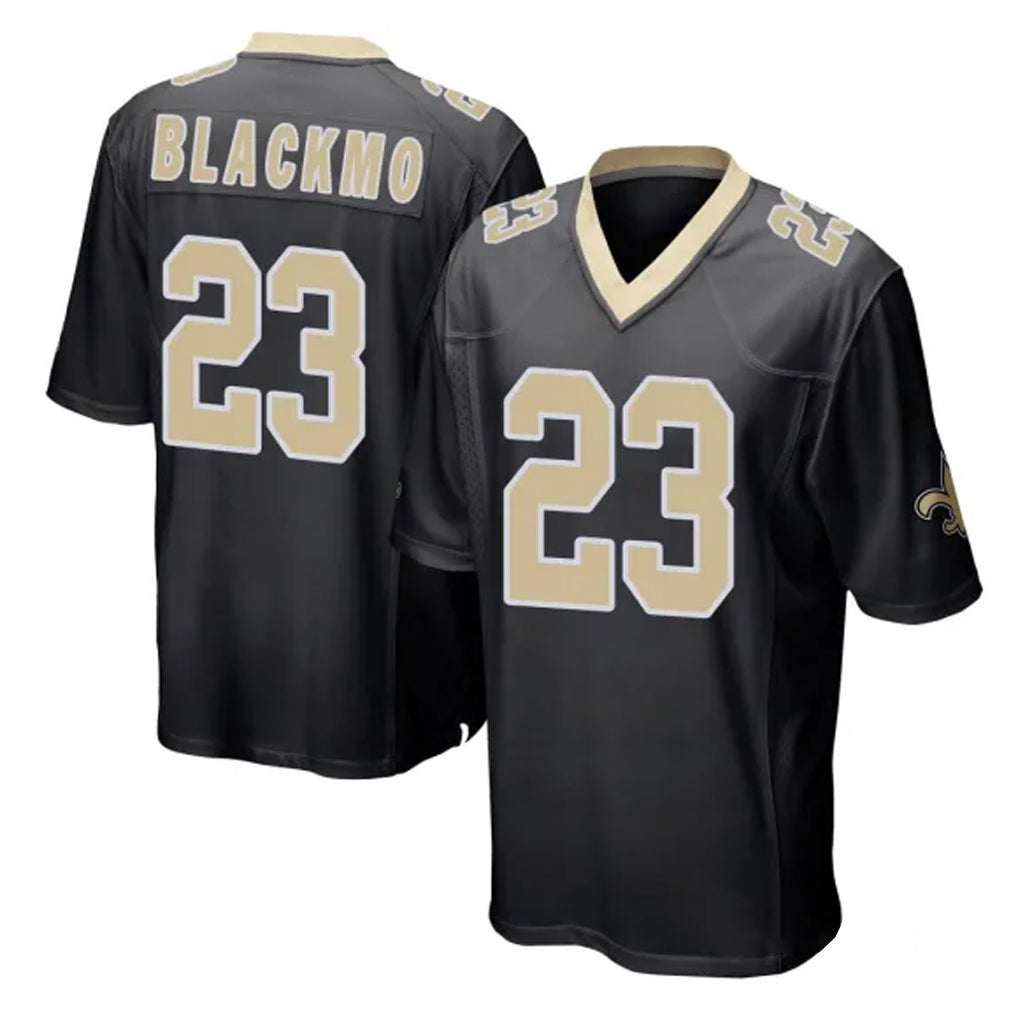 CAdoa NO.Saints #23 Julian Blackmon Player Black Home Game Stitched Jerseys
