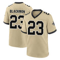 CAdoa NO.Saints #23 Julian Blackmon Player Gold Home Game Stitched Jerseys