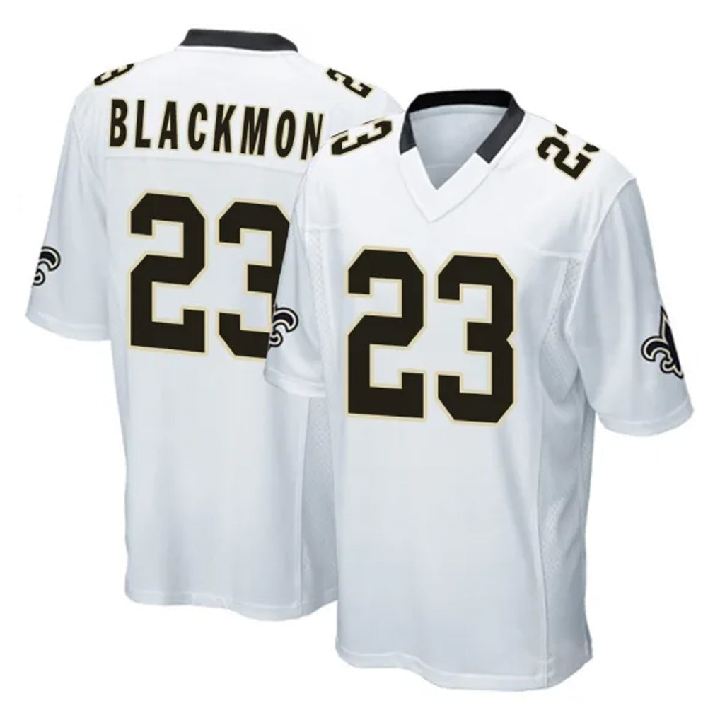 CAdoa NO.Saints #23 Julian Blackmon Player White Home Game Stitched Jerseys