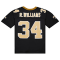 CAdoa NO.Saints #34 Ricky Williams Mitchell & Ness Black 1999 Legacy Replica Stitched Puhic Jersey
