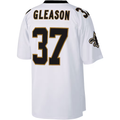 CAdoa NO.Saints #37 Steve Gleason Mitchell & Ness White Big & Tall 2006 Retired Player Replica Jersey