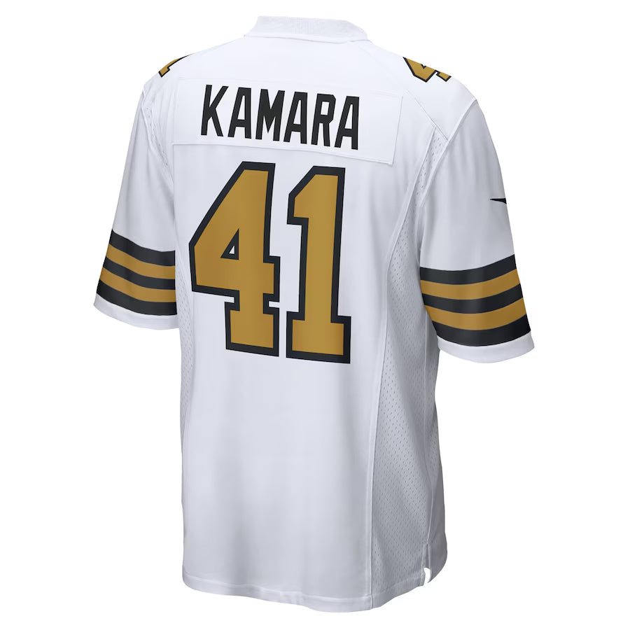 CAdoa NO.Saints #41 Alvin Kamara Player White Alternate Game Stitched Jerseys