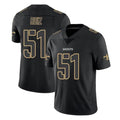 CAdoa NO.Saints #51 Cesar Ruiz Player Black Impact Limited Home Game Stitched Jerseys