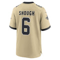 CAdoa NO.Saints #6 Tyler Shough Gold Alternate Game Player Stitched Jerseys