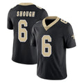 CAdoa NO.Saints #6 Tyler Shough Player Black Limited Vapor Untouchable Home Game Stitched Jerseys