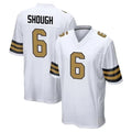 CAdoa NO.Saints #6 Tyler Shough Player White Alternate Home Game Stitched Jerseys