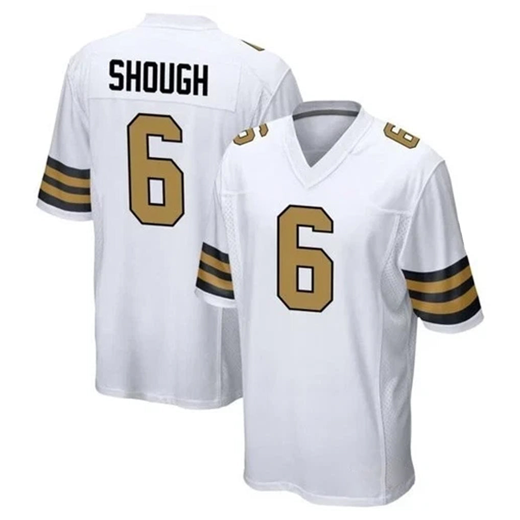CAdoa NO.Saints #6 Tyler Shough Player White Alternate Home Game Stitched Jerseys