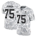 CAdoa NO.Saints #75 Taliese Fuaga Player Arctic Camo Salute To Service Limited Game Stitched Jerseys