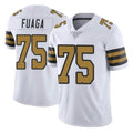 CAdoa NO.Saints #75 Taliese Fuaga Player White Limited Color Rush Home Game Stitched Jerseys