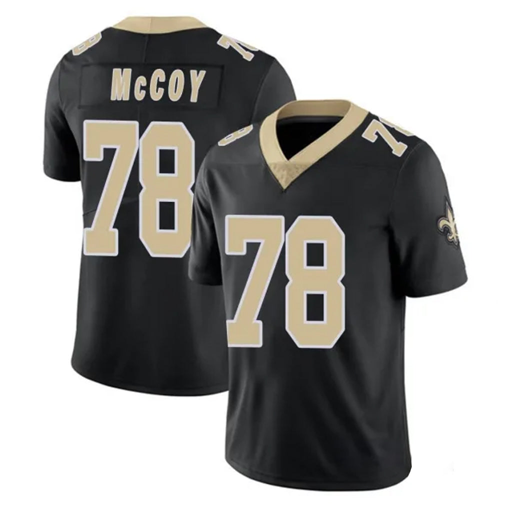 CAdoa NO.Saints #78 Erik McCoy Player Black Limited Vapor Untouchable Home Game Stitched Jerseys