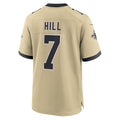 CAdoa NO.Saints #7 Taysom Hill Player Gold Alternate Game Stitched Jerseys