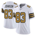 CAdoa NO.Saints #83 Juwan Johnson Player White Limited Color Rush Home Game Stitched Jerseys