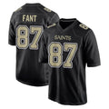CAdoa NO.Saints #87 Noah Fant Player Black Carbon Fashion Home Game Stitched Jerseys
