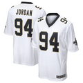 CAdoa NO.Saints #94 Cameron Jordan White Game Stitched American Stitched Jerseys