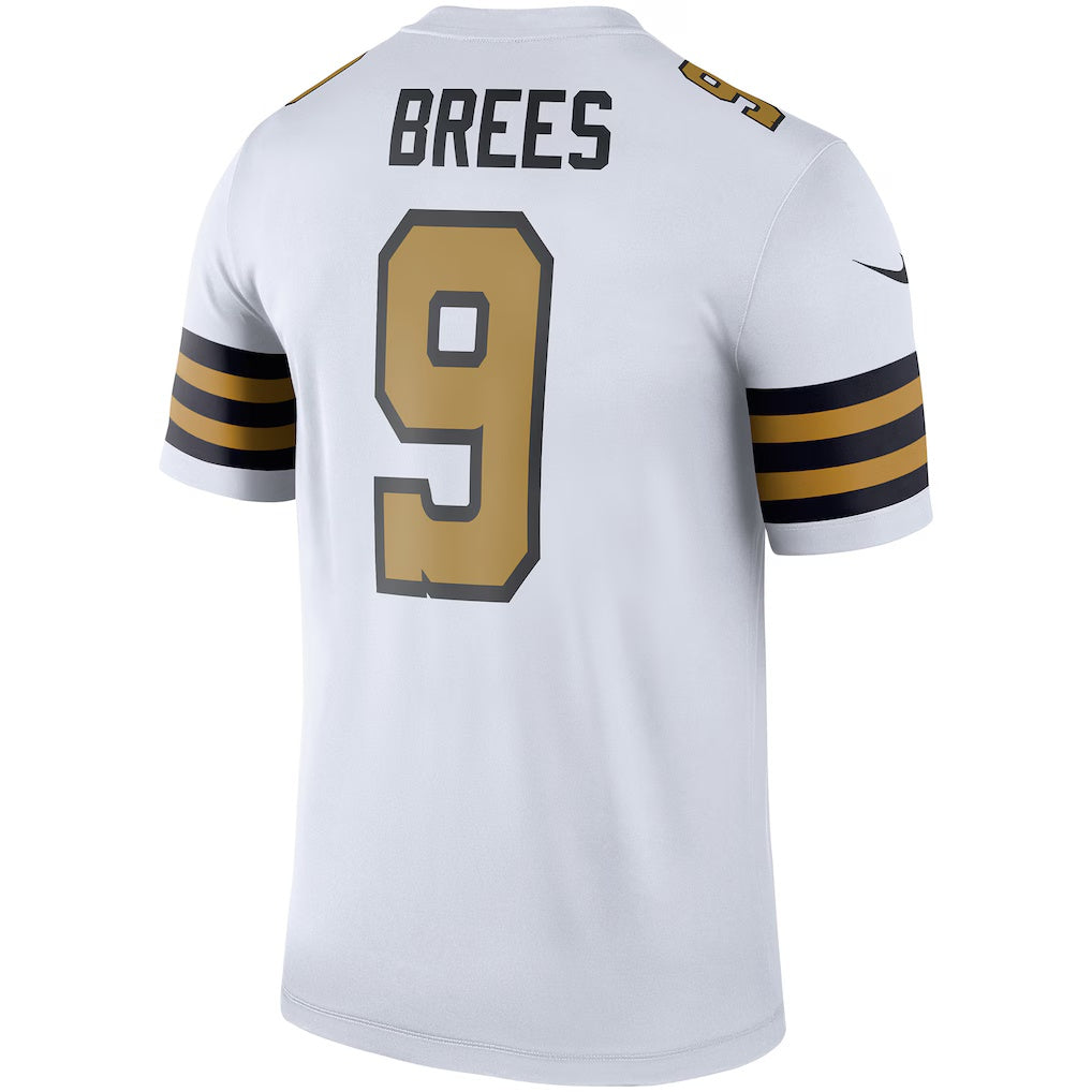 CAdoa NO.Saints #9 Drew Brees White Alternate Legend Player Performance Top Stitched Jerseys