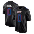 CAdoa NY.Giants #0 Brian Burns Player Carbon Fashion Limited Home Game Stitched Jerseys