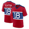 CAdoa NY.Giants #18 Darius Slayton Player Red Century Home Game Stitched Jerseys