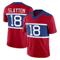 CAdoa NY.Giants #18 Darius Slayton Player Red Century Vapor F.U.S.E. Home Game Stitched Jerseys