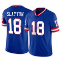 CAdoa NY.Giants #18 Darius Slayton Player Royal Classic Vapor Home Game Stitched Jerseys