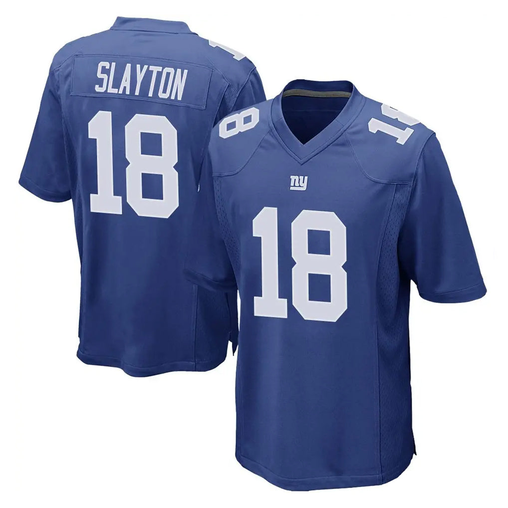 CAdoa NY.Giants #18 Darius Slayton Player Royal Home Game Stitched Jerseys