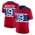 CAdoa NY.Giants #19 Jameis Winston Player Red Century Vapor F.U.S.E. Home Game Stitched Jerseys