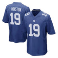 CAdoa NY.Giants #19 Jameis Winston Player Royal Home Game Stitched Jerseys