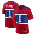 CAdoa NY.Giants #1 Malik Nabers Century Red Alternate Game Stitched Jerseys