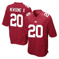 CAdoa NY.Giants #20 Greg Newsome II Player Red Home Game Stitched Jerseys