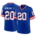 CAdoa NY.Giants #20 Greg Newsome II Player Royal Classic Home Game Stitched Jerseys