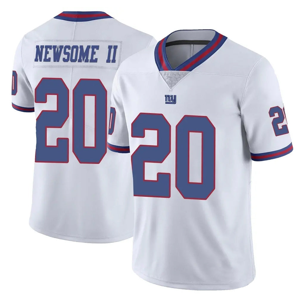 CAdoa NY.Giants #20 Greg Newsome II Player White Color Rush Home Game Stitched Jerseys