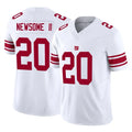 CAdoa NY.Giants #20 Greg Newsome II Player White Limited Vapor F.U.S.E. Home Game Stitched Jerseys