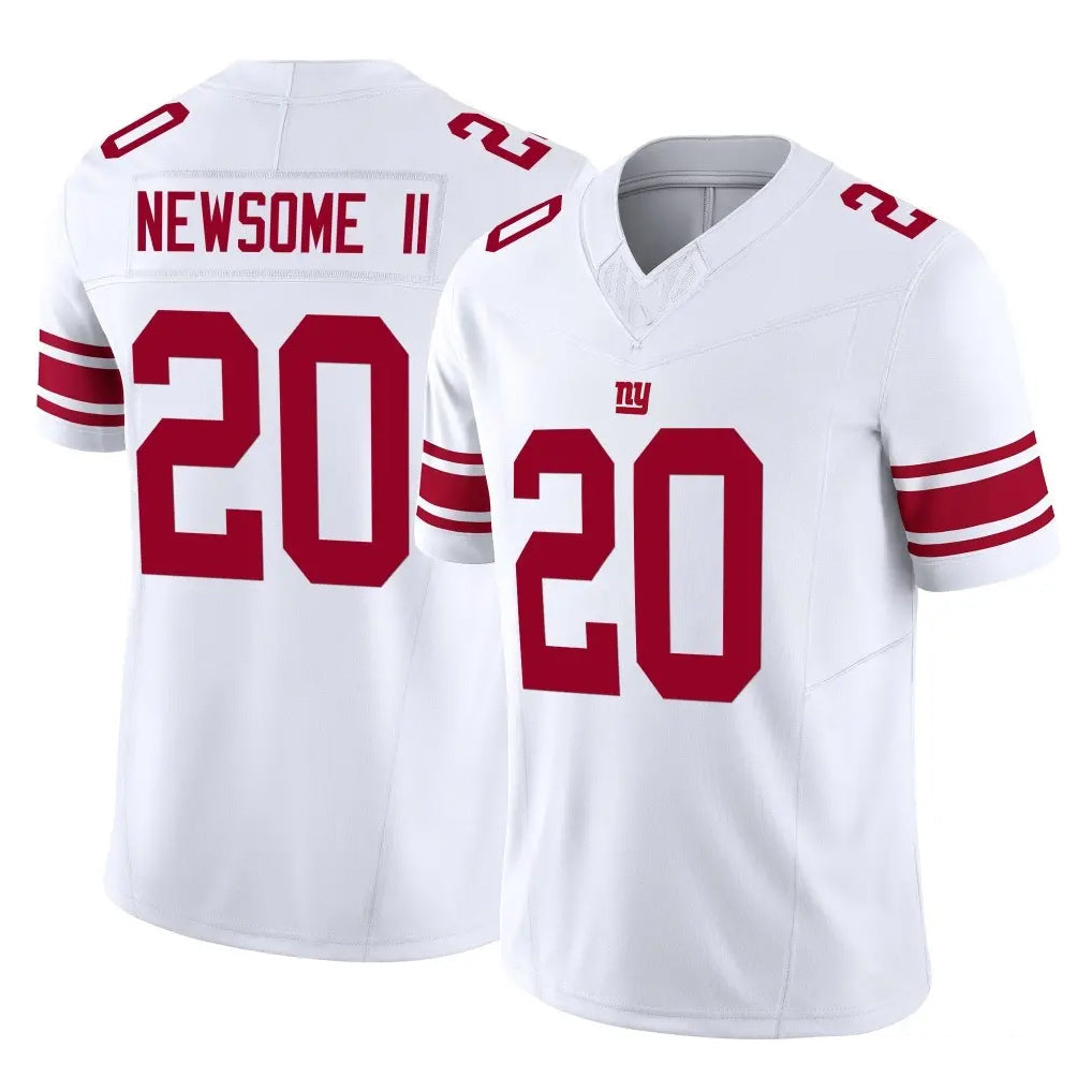 CAdoa NY.Giants #20 Greg Newsome II Player White Limited Vapor F.U.S.E. Home Game Stitched Jerseys
