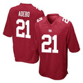CAdoa NY.Giants #21 Paulson Adebo Player Red Home Game Stitched Jerseys