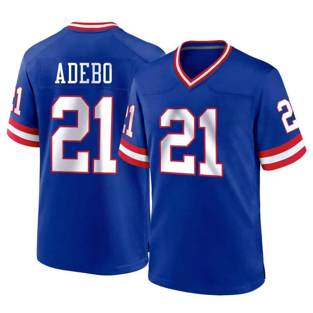 CAdoa NY.Giants #21 Paulson Adebo Player Royal Classic Home Game Stitched Jerseys
