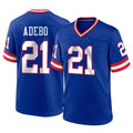 CAdoa NY.Giants #21 Paulson Adebo Player Royal Classic Home Game Stitched Jerseys