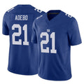 CAdoa NY.Giants #21 Paulson Adebo Player Royal Limited Vapor F.U.S.E. Home Game Stitched Jerseys