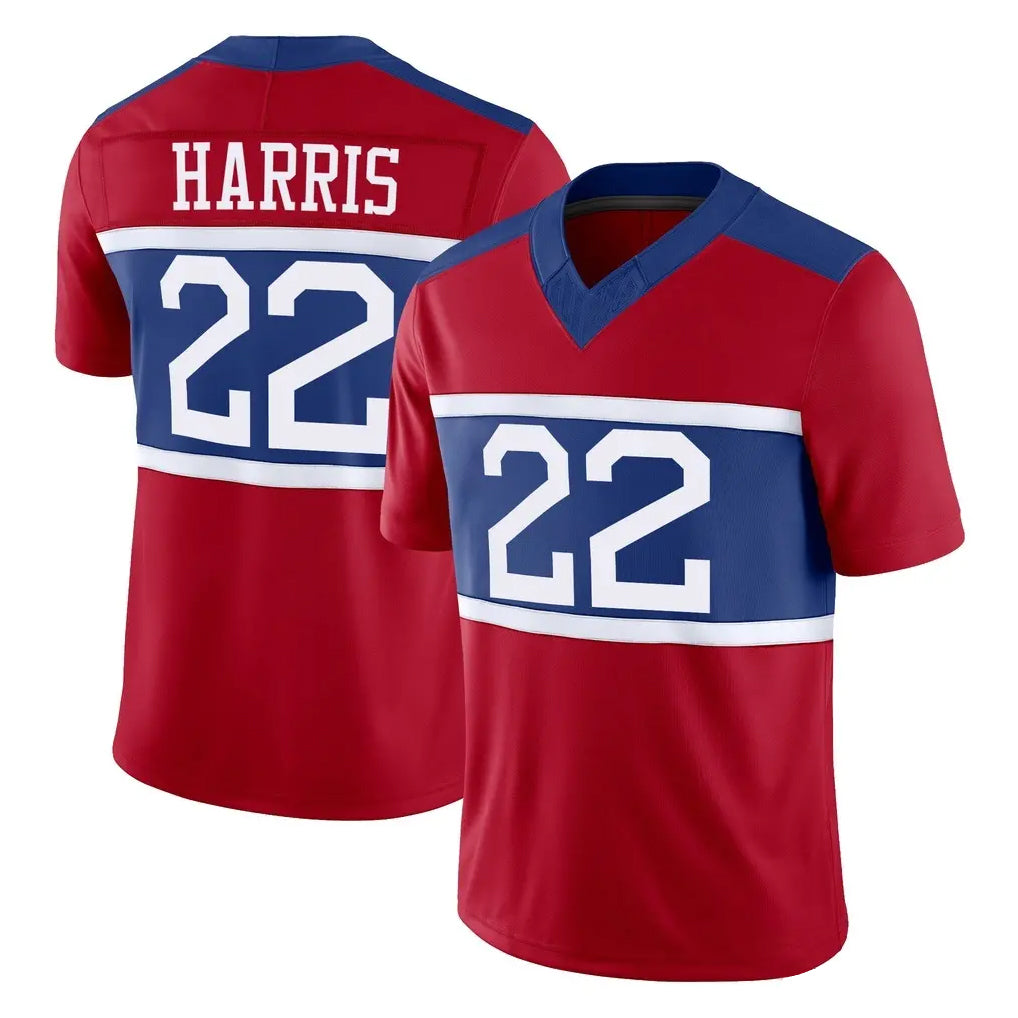 CAdoa NY.Giants #22 Najee Harris Player Red Century Vapor F.U.S.E. Home Game Stitched Jerseys