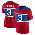 CAdoa NY.Giants #3 Abdul Carter Player Red Century Vapor F.U.S.E. Home Game Stitched Jerseys