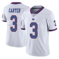 CAdoa NY.Giants #3 Abdul Carter Player White Color Rush Home Game Stitched Jerseys
