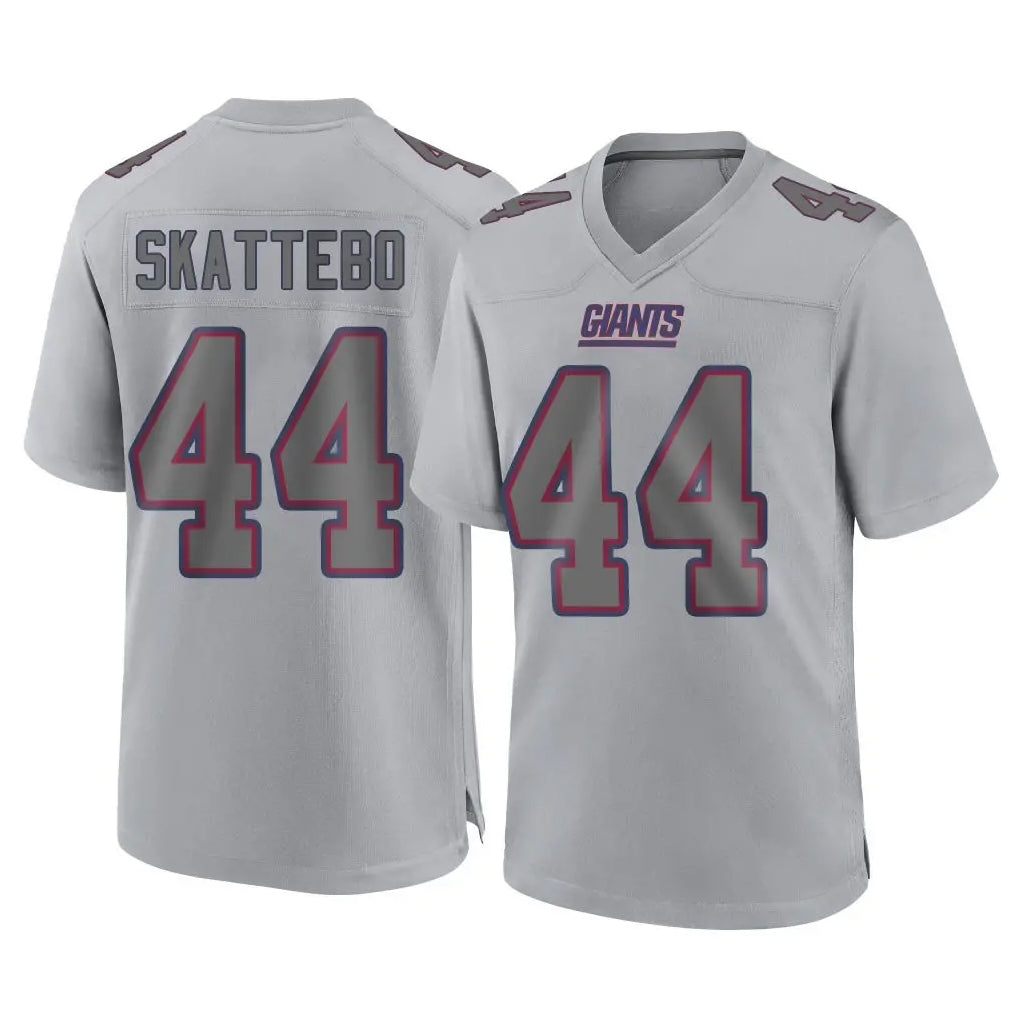 CAdoa NY.Giants #44 Cam Skattebo Player Gray Atmosphere Fashion Limited Game Stitched Jerseys