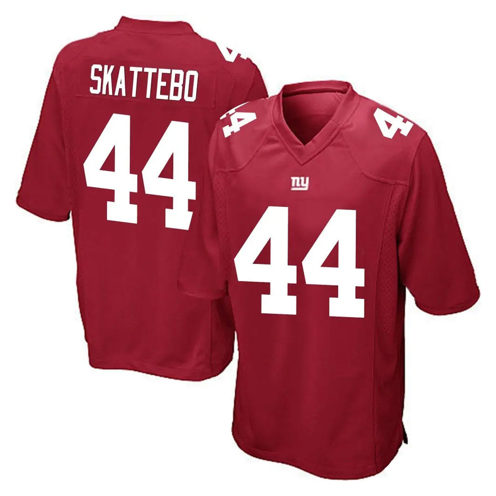 CAdoa NY.Giants #44 Cam Skattebo Player Red Home Game Stitched Jerseys