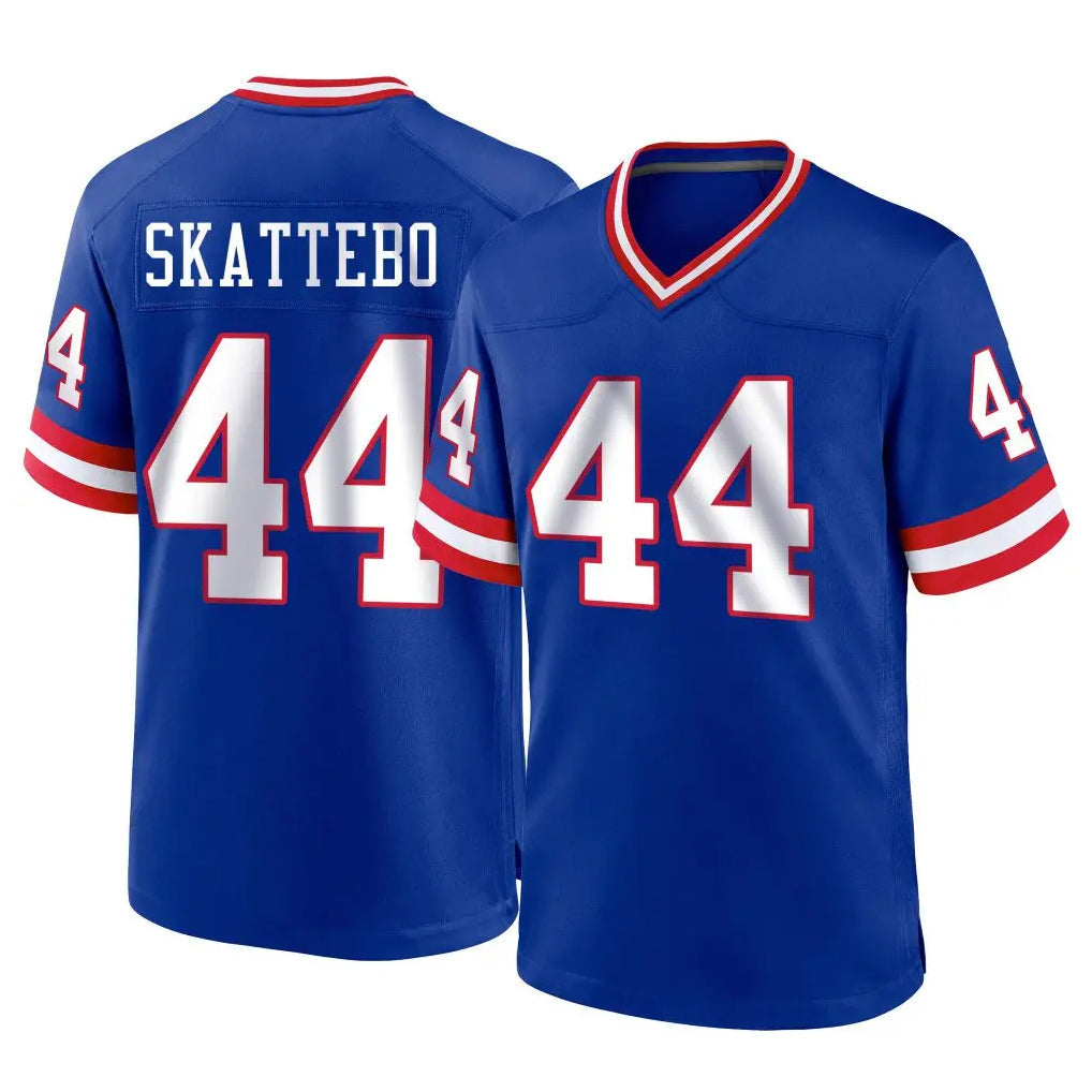 CAdoa NY.Giants #44 Cam Skattebo Player Royal Classic Home Game Stitched Jerseys
