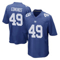 CAdoa NY.Giants #49 Tremaine Edmunds Player Royal Home Game Stitched Jerseys