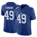CAdoa NY.Giants #49 Tremaine Edmunds Player Royal Limited Vapor F.U.S.E. Home Game Stitched Jerseys